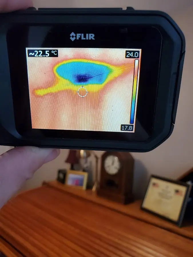 Thermal imaging inspection for water damage in Laguna Hills