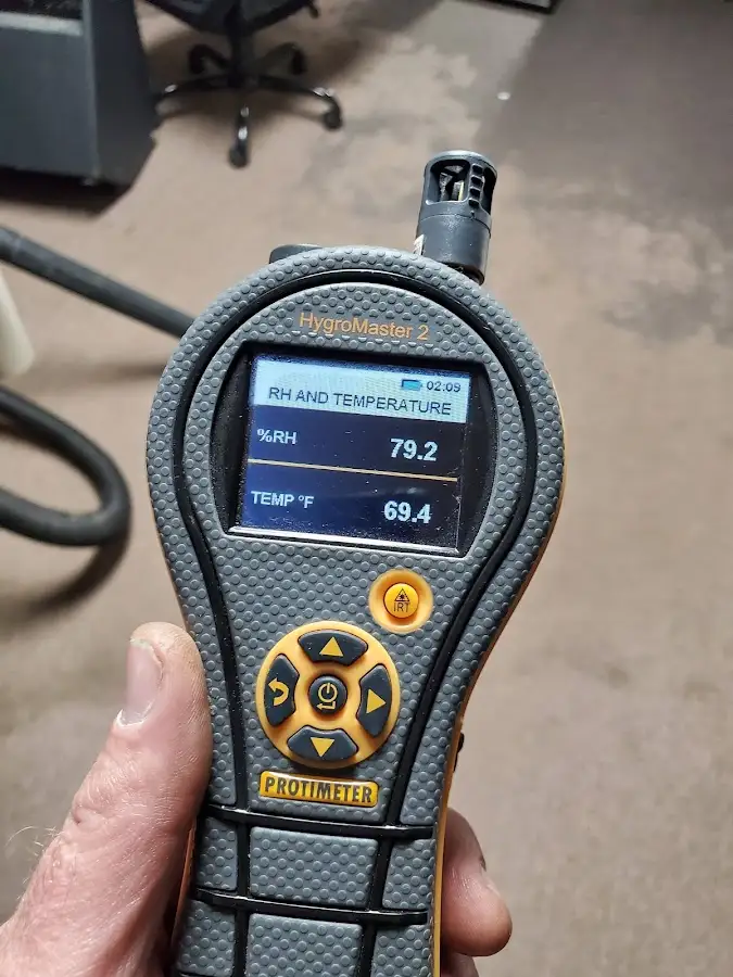 Moisture meter humidity assessment for Fire & Smoke Damage Restoration in Laguna Hills