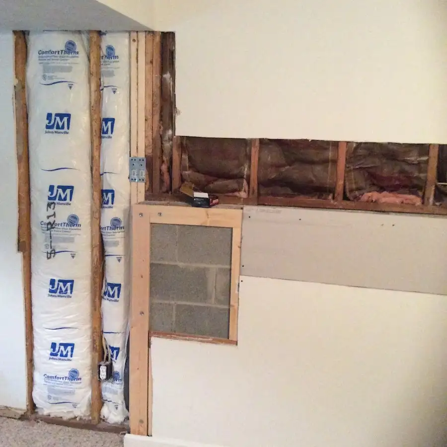 Wall insulation replacement during Structural Drying in Laguna Hills